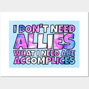 I don't need allies trans Posters and Art